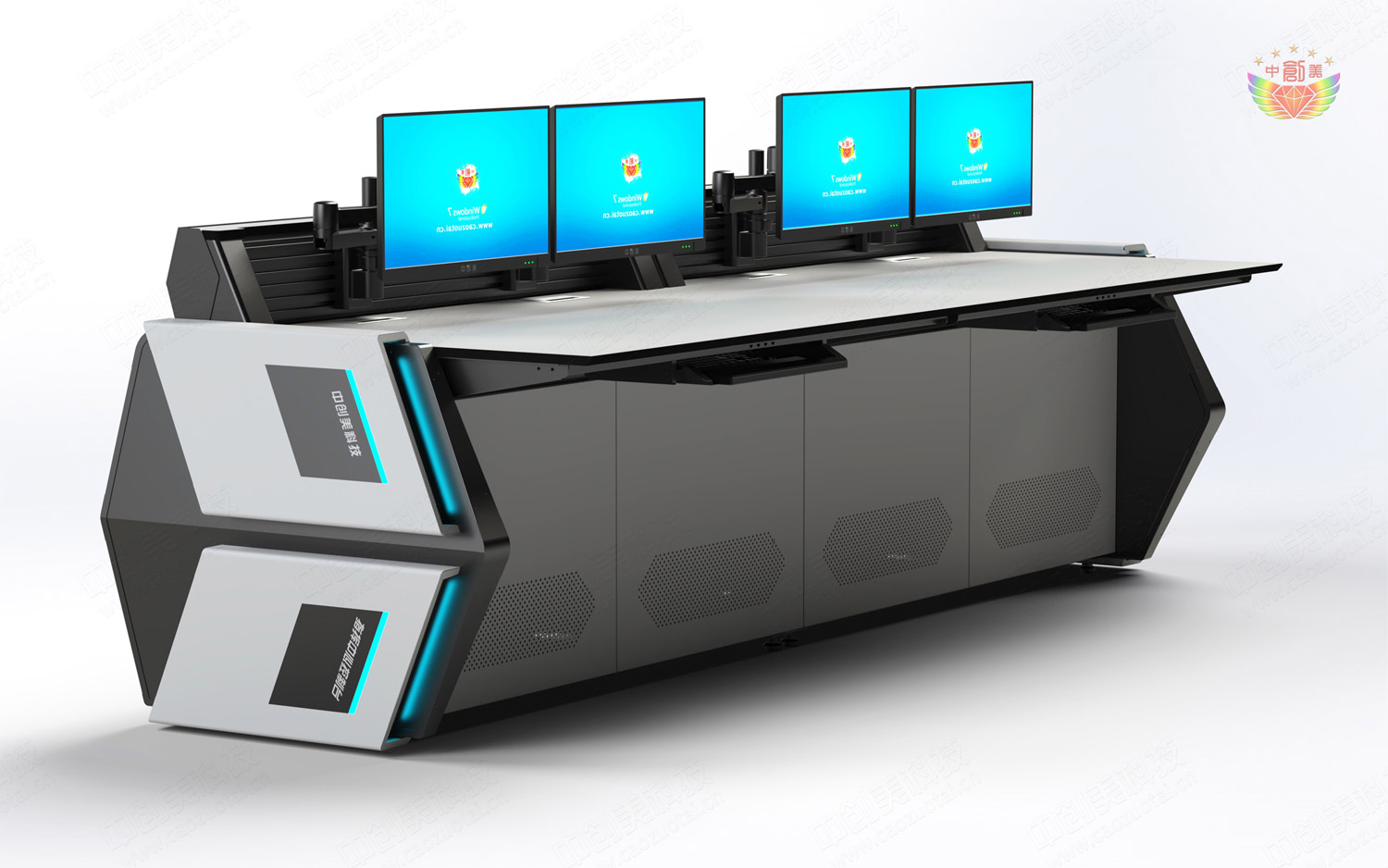 指揮中心控制臺圖片